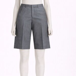 Theory Grey Trouser Shorts Size 2